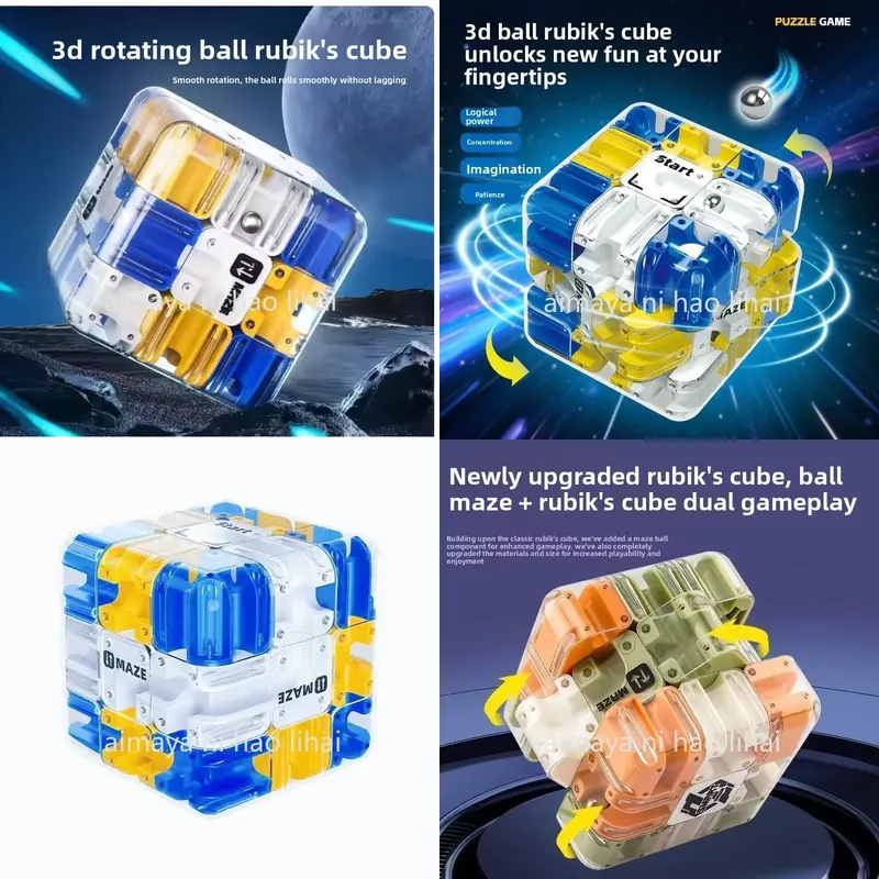 Free Educational Games For Kids - Cubo Labirinto 3D: Quebra-Cabeça Mágico para