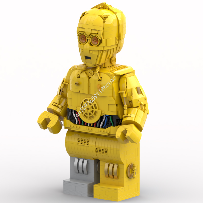 Kids Education Film - 2545 Peças MOC Star Battle C-3PO