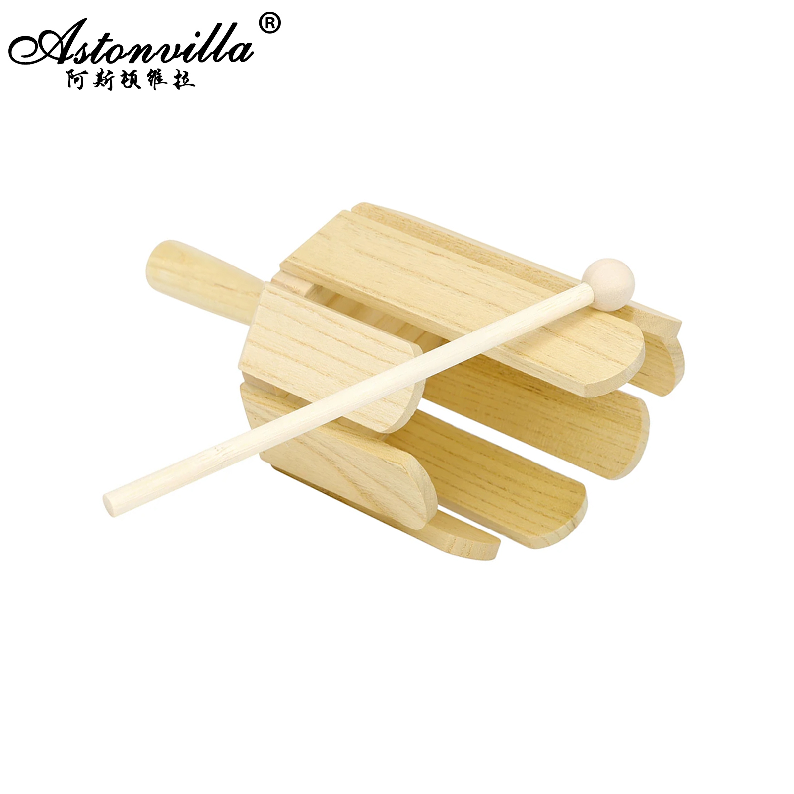 Kids Education Youtube - Orff tubo de madeira com oito