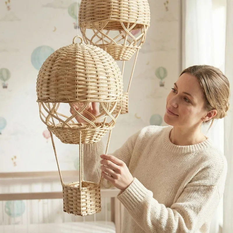 Kids Education Youtube - Balão de Ar Quente de Rattan