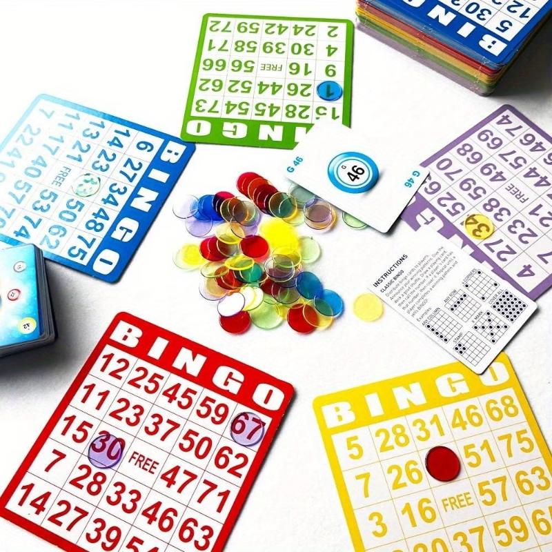 Kids Education Group - 50/100 peças de cartas de bingo