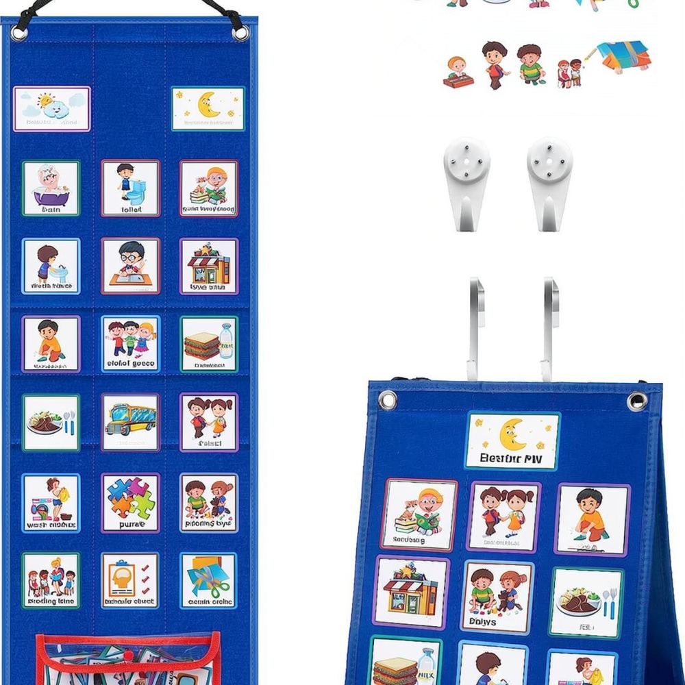 Kids Education Planner - Quadro de bolso com calendário visual