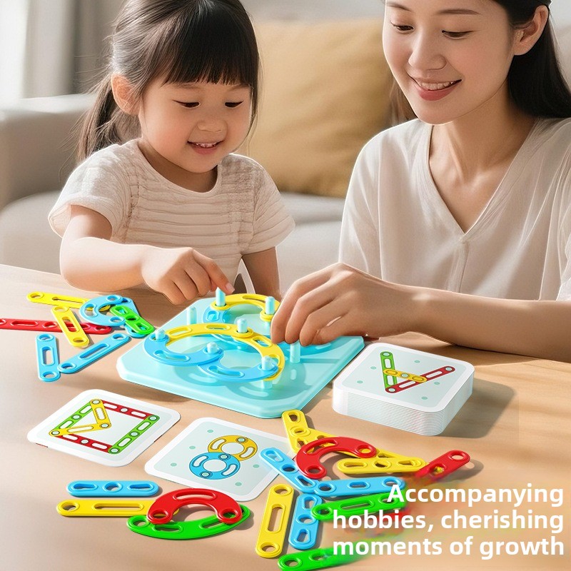 Kids Education Card - Brinquedo Criativo Montessori para Bebês, Quebra-Cabeça
