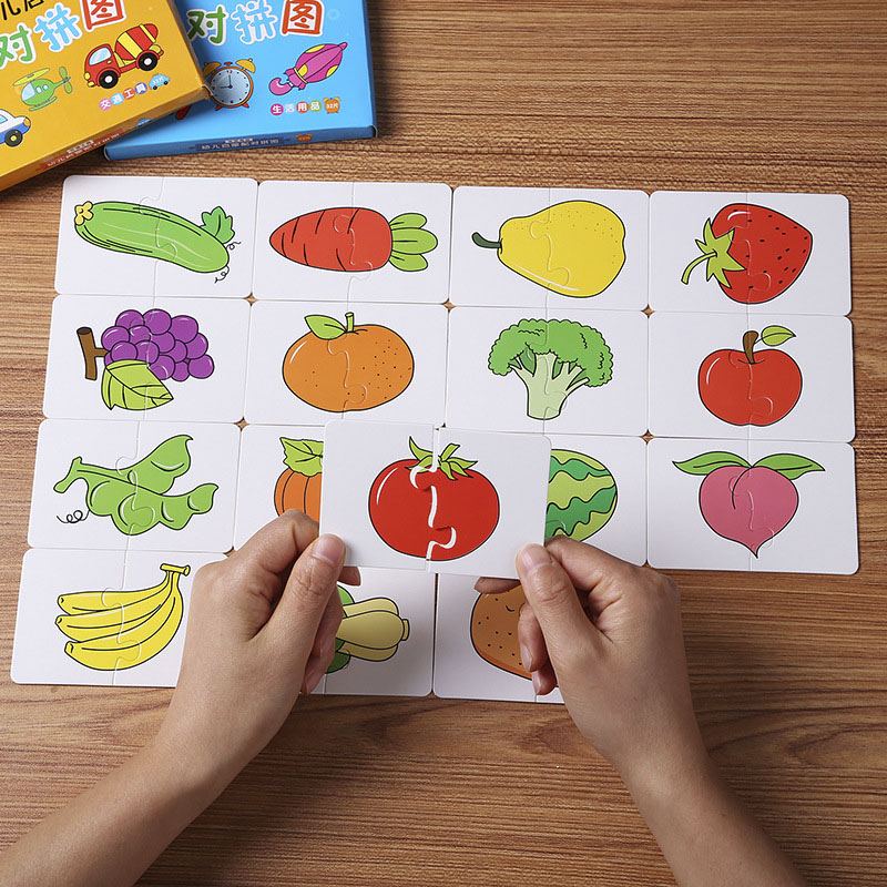 Kids Education Card - Jogo de frutas e animais para