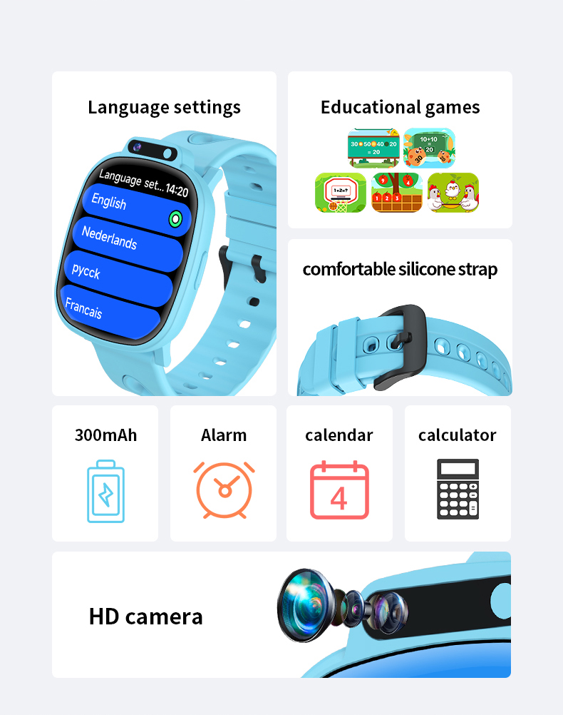 Novo Relógio Inteligente para  - Kids Education Calculator avaliação e preço