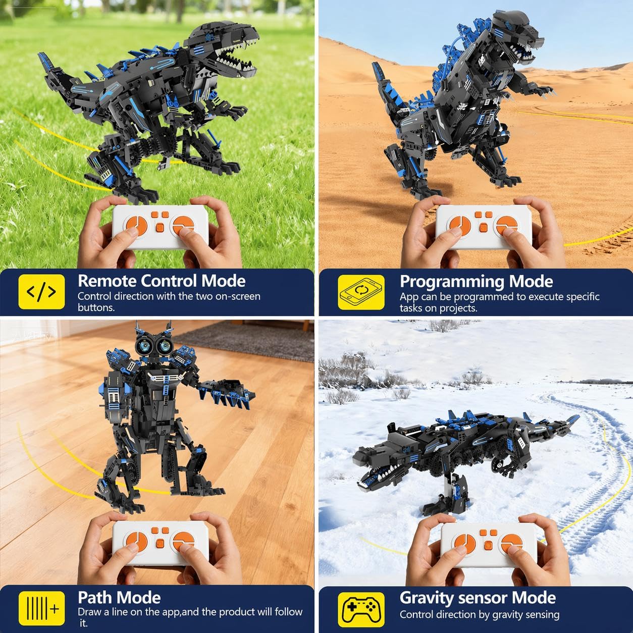 Kit de construção de robô dino - Kids Education Free App avaliação e preço