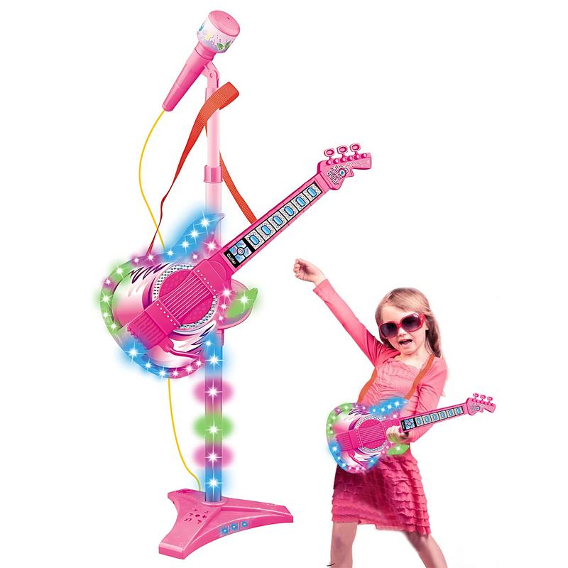 Microfone e conjunto de guitar - Kids Educational Computer avaliação e preço