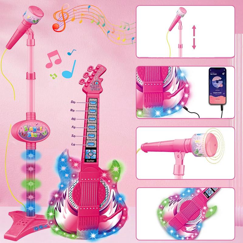 Microfone e conjunto de guitar - Kids Educational Computer avaliação e preço
