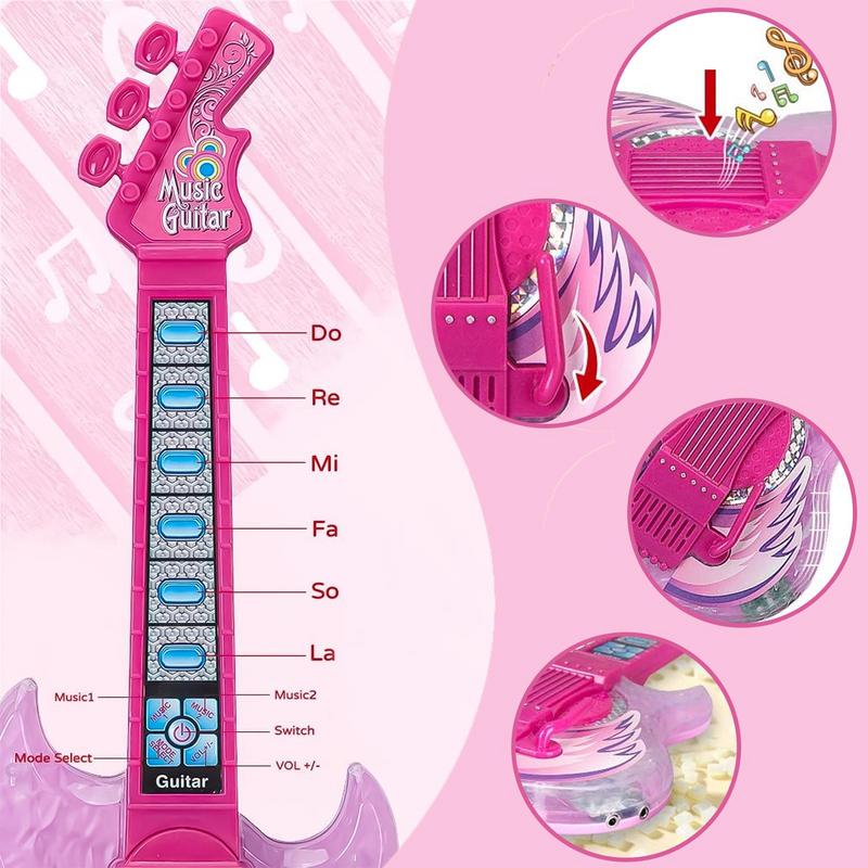 Microfone e conjunto de guitar - Kids Educational Computer avaliação e preço