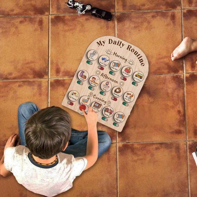 Crianças gráfico de rotina diá - Kids Education Planner avaliação e preço