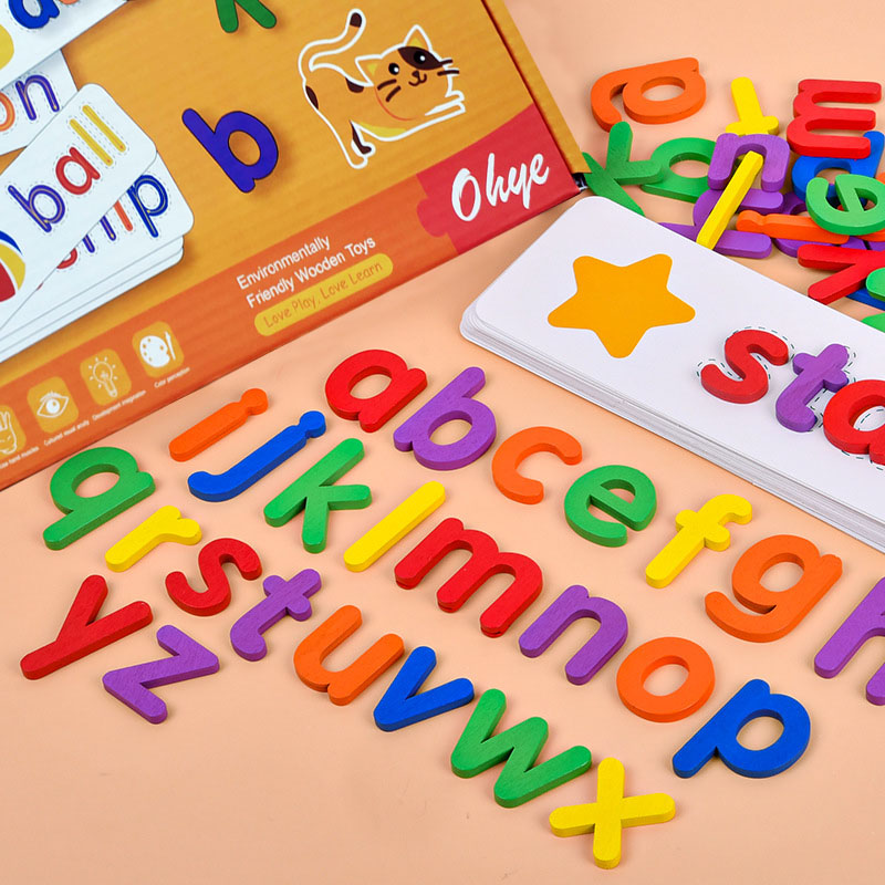 52 pçs alfabeto inglês ortogra - Kids Education Card avaliação e preço