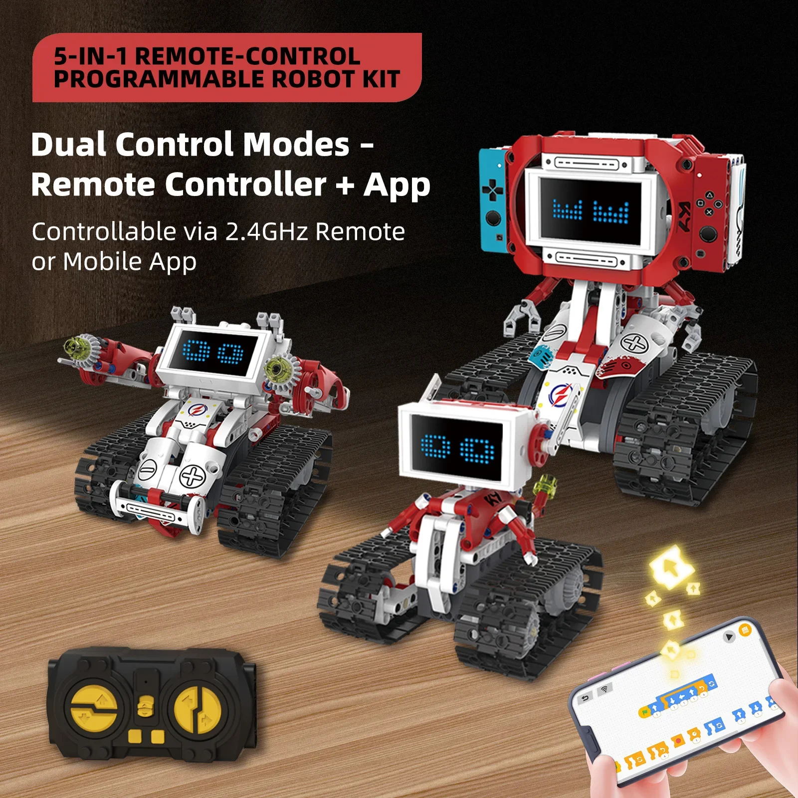 Carro Robô RC Transformável 5  - Kids Education Free App avaliação e preço