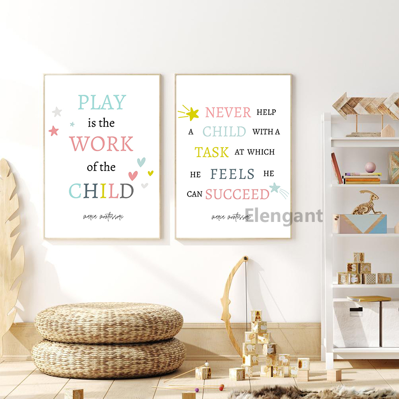Jogar é o trabalho de uma cria - Kids Education Nursery avaliação e preço