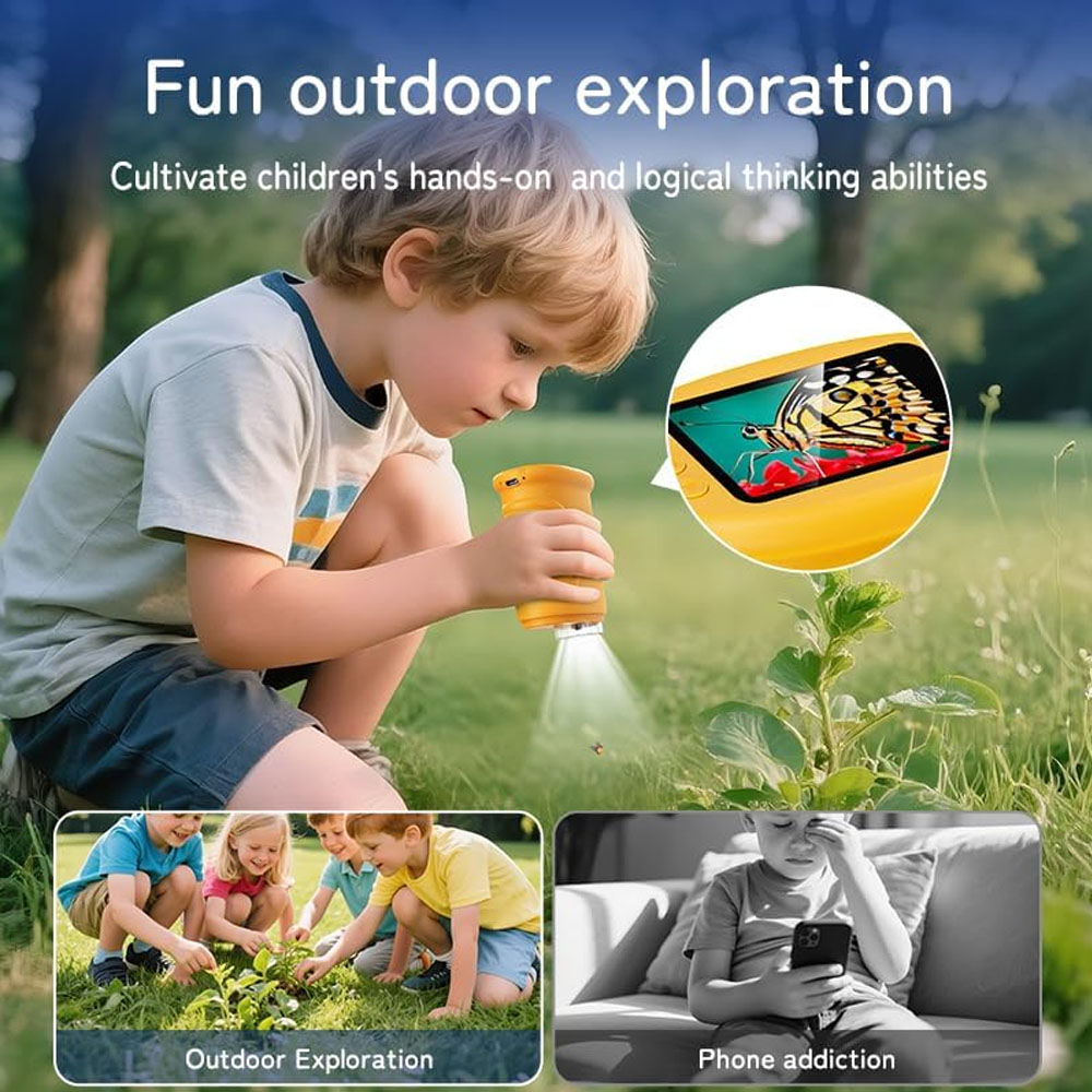 Microscópio de Bolso 1000X par - Kids Educational Videos avaliação e preço