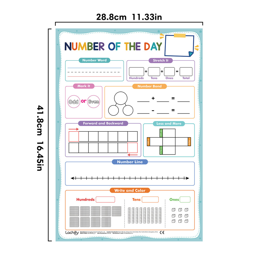 Pôsteres Educativos Reutilizáv - Kids Education Calculator avaliação e preço
