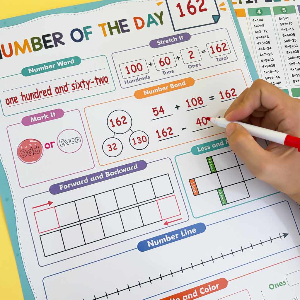 Pôsteres Educativos Reutilizáv - Kids Education Calculator avaliação e preço
