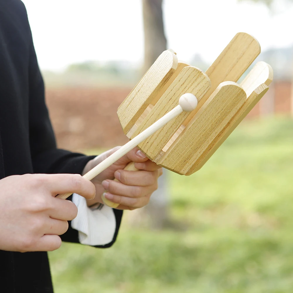 Orff tubo de madeira com oito  - Kids Education Youtube avaliação e preço