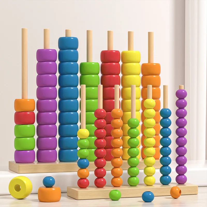 Ábaco de Madeira Montessori: B - Kids Education Calculator avaliação e preço