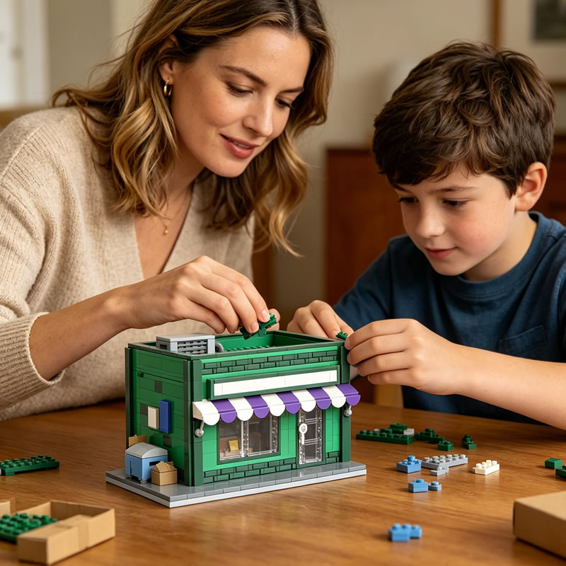 Blocos de Montar MOC Modular M - Kids Education Card avaliação e preço