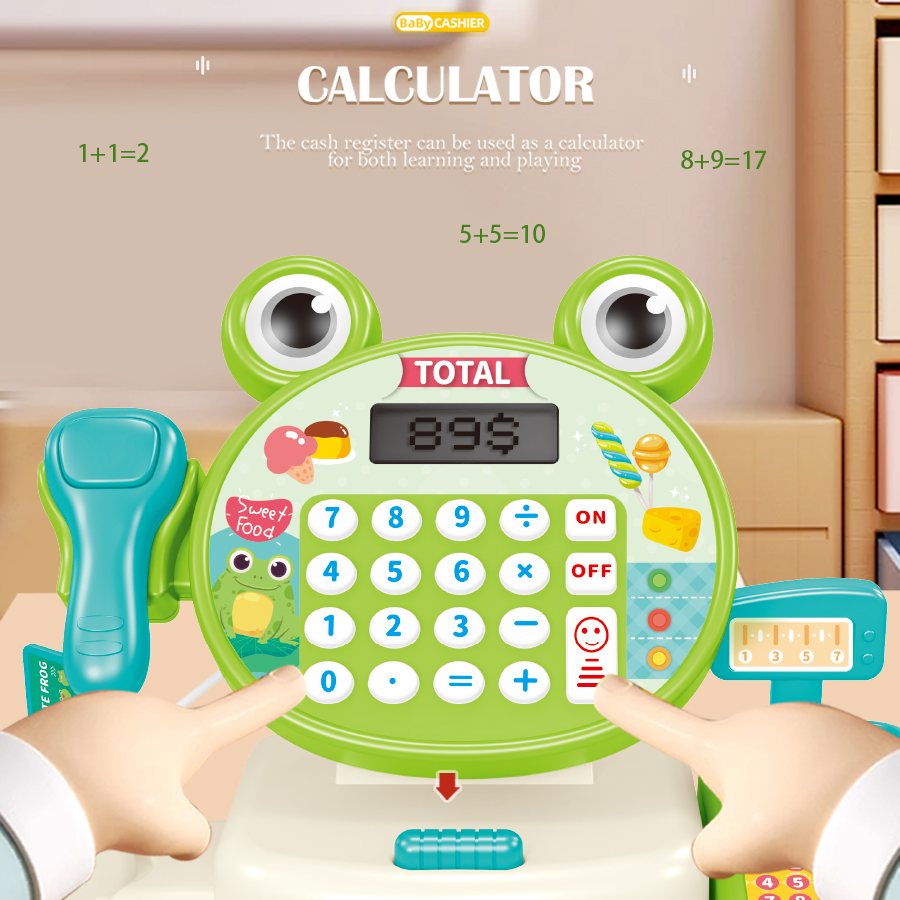 Brinquedo de Caixa Registrador - Kids Education Calculator avaliação e preço