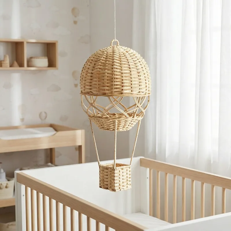Balão de Ar Quente de Rattan A - Kids Education Youtube avaliação e preço