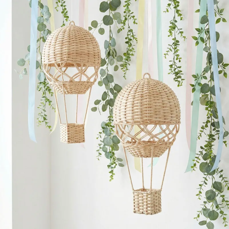 Balão de Ar Quente de Rattan A - Kids Education Youtube avaliação e preço