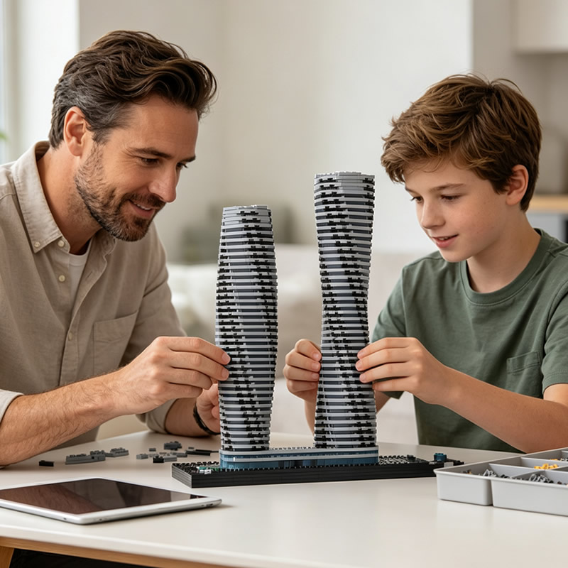 Blocos de Construção MOC Canad - Kids Education World avaliação e preço