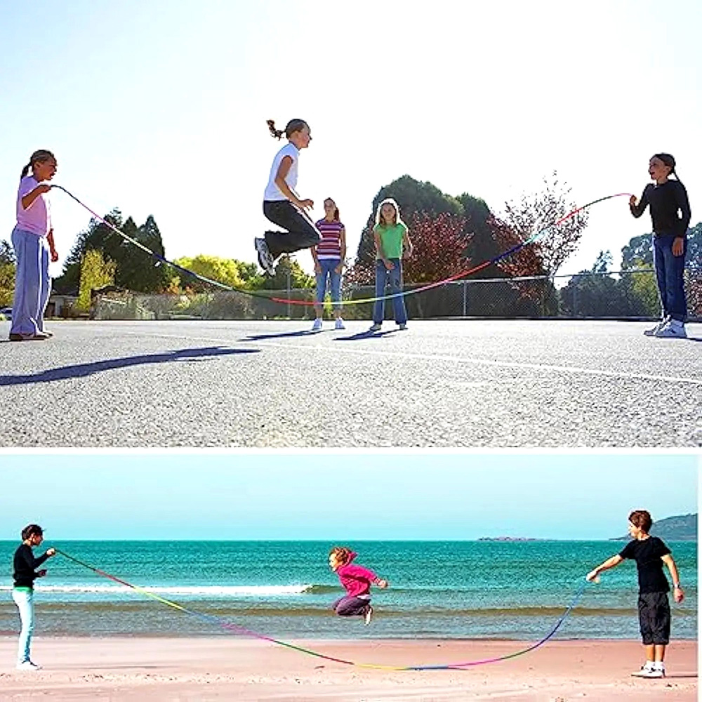 Corda de saltar arco-íris long - Kids Education Group avaliação e preço