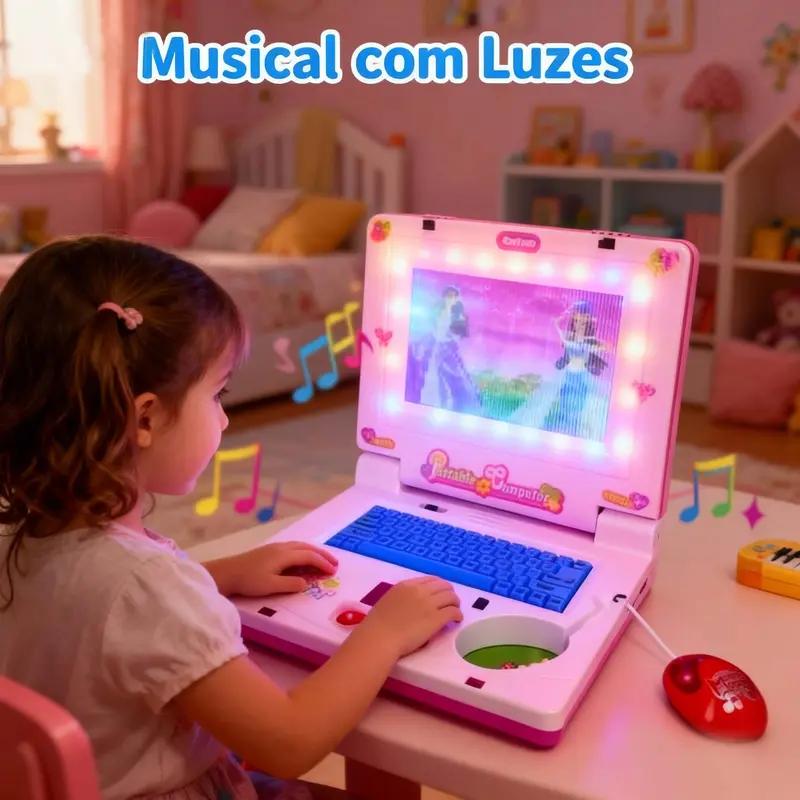 Mini Notebook Musical Portátil - Kids Educational Computer avaliação e preço